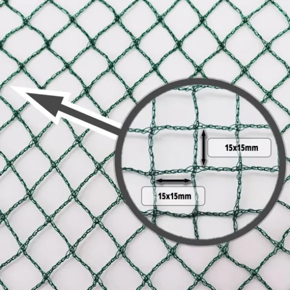 Dammnät 8 m x 8 m Lövnät Nät Fågelskyddsnät robust