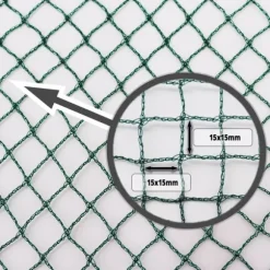 Dammnät 11 m x 8 m Lövnät Nät Fågelskyddsnät robust