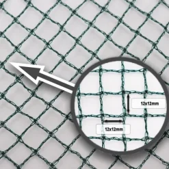 Dammnät 6 m x 10 m Lövnät Täcknät Silonet robust