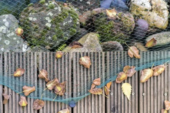 Dammnät 6 m x 10 m Lövnät Täcknät Silonet robust