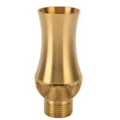 Dammsprinkler Vattenfontänmunstycke Koppar Ice Tower Cascade Cedar Sprayhuvud för trädgårdsdamm G1/2 G3/4 Universal 9,5 cm