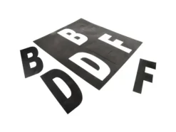 Deko Light 930808 Husnummertavle EEK G (A - G) 100 mm Sort