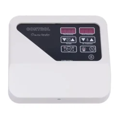 Digital bastustyrning - Extern kontrollpanel - 3–9 kW - 220–240 V - Temperatur 40–105 °C - Belysning max 60 W - Väggmonterad