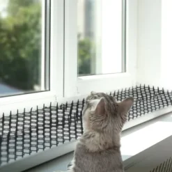 Djuravvisande galler set, 3x49x14 cm, Svart