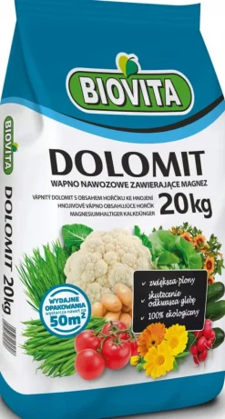 DOLOMIT Kalcium-Magnesium Gödselpulver 20KG BIOVITA