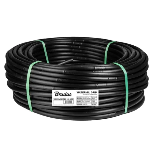 Droppslang 16 / 1,0mm / 40cm / 1,6l/h / 100m VATTENMILKE DROPPE