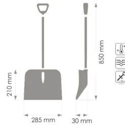 DY "baby" snöskyffel