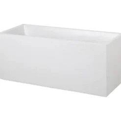 EDA Jardiniere Graphit - 99,5 x 39 x H 43 cm - 97,6 L - Vitkalkad