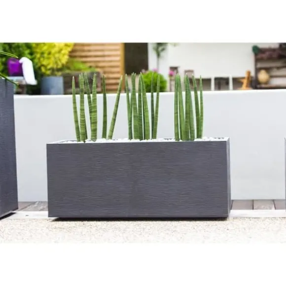 EDA Jardiniere Graphit - 99,5 x 39 x 43 cm - 97,6 L - Antracitgrå