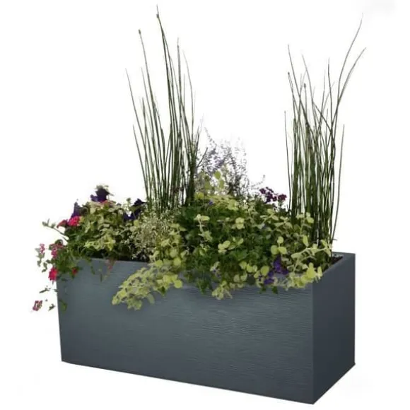 EDA Jardiniere Graphit - 99,5 x 39 x 43 cm - 97,6 L - Antracitgrå
