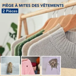 Edialux klädfälfälla Textilmalkontroll, kemikaliefritt och luktfritt skydd för garderober och textilier