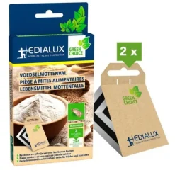 Edialux matmalfälla med feromonattraherande medel, giftfri lösning för matskydd