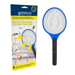 Edialux USB-laddningsbar elektrisk flugsvamp, kraftfull mot myggor och flugor