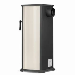 EKONOMIK LUX Multifunktionell Vedspis - 6,6 kW, Kockplatta, Röd/Beige/Antracit