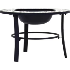 Eldfat med mosaik grön 68cm keramik