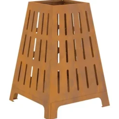 Eldstad Brun 50 x 50 x 70 cm cortenstål