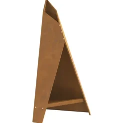 Eldstad Brun 58 x 40 x 100 cm cortenstål