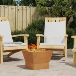 Eldstad Brun 40 x 40 x 35 cm Stål