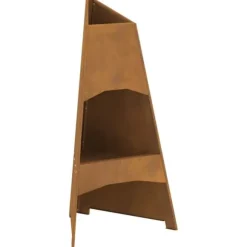 Eldstad Brun 50 x 50 x 95 cm Stål