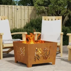 Eldstad Brun 60 x 60 x 40 cm Stål