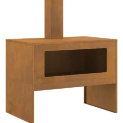 Eldstad Brun 80 x 50 x 96 cm Stål