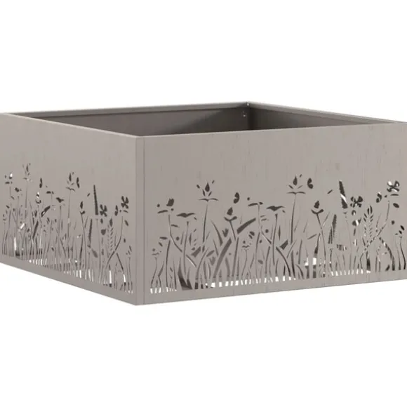 Eldstad Brun 60 x 60 x 30 cm Väderbeständig stål