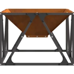 Eldstad Brun 50 x 50 x 35 cm Väderbeständig stål