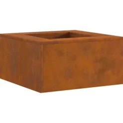 Eldstad Brun 60 x 60 x 30 cm Väderbeständig stål