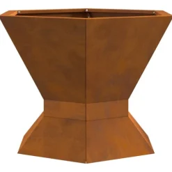 Eldstad Brun 50 x 50 x 40 cm Väderbeständig stål