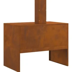 Eldstad Brun 80 x 50 x 96 cm Väderbeständig stål