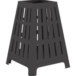 Eldstad Svart 50 x 50 x 70 cm Kallvalsat stål