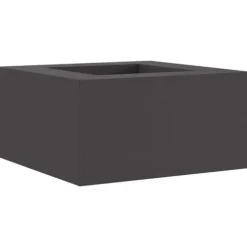 Eldstad Svart 80 x 80 x 40 cm Kallvalsat stål