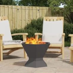 Eldstad Svart 50 x 50 x 40 cm Stål