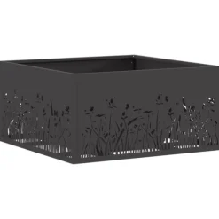 Eldstad Svart 60 x 60 x 30 cm Stål