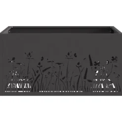 Eldstad Svart 60 x 60 x 30 cm Stål