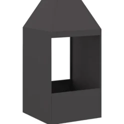 Eldstad Svart 50 x 50 x 100 cm Stål