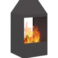 Eldstad Svart 50 x 50 x 100 cm Stål