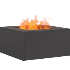 Eldstad Svart 60 x 60 x 30 cm Stål