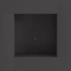 Eldstad Svart 60 x 60 x 30 cm Stål