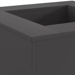 Eldstad Svart 60 x 60 x 30 cm Stål