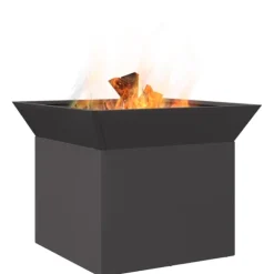 Eldstad Svart 50 x 50 x 40 cm Stål