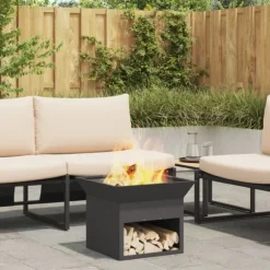 Eldstad Svart 50 x 50 x 40 cm Stål