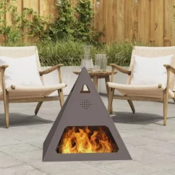 Eldstad Svart 50 x 50 x 51 cm Stål