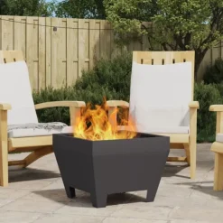 Eldstad Svart 50 x 50 x 38 cm Stål