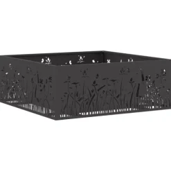 Eldstad Svart 80 x 80 x 30 cm Stål