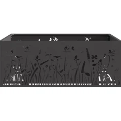 Eldstad Svart 80 x 80 x 30 cm Stål