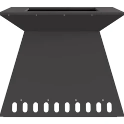 Eldstad Svart 60 x 60 x 50 cm Stål