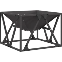 Eldstad Svart 50 x 50 x 35 cm Stål