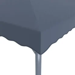 Elegant paviljong i aluminium - Solskydd för utomhusevenemang | Färg: Antracit | Storlek: 300x300 cm