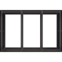 Elegant planteringskärl i kallvalsat stål | 120x80x80 cm | Färg: Svart